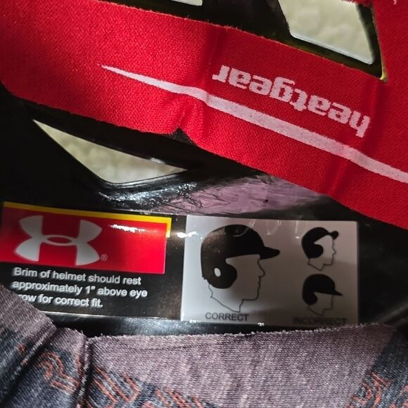 New Under Armour Senior Converge Shadow Matte Baseball Batting Helmet - Picture 8 of 10